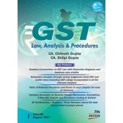 Young Global's GST Law Analysis & Procedures 2021 by CA. Chitresh Gupta & CA. Shilpi Gupta [2 Vols.]